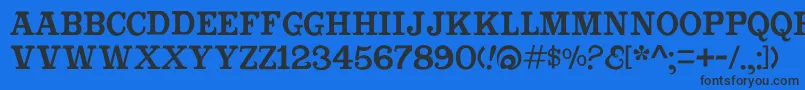 Cabbagetownbookstd Font – Black Fonts on Blue Background