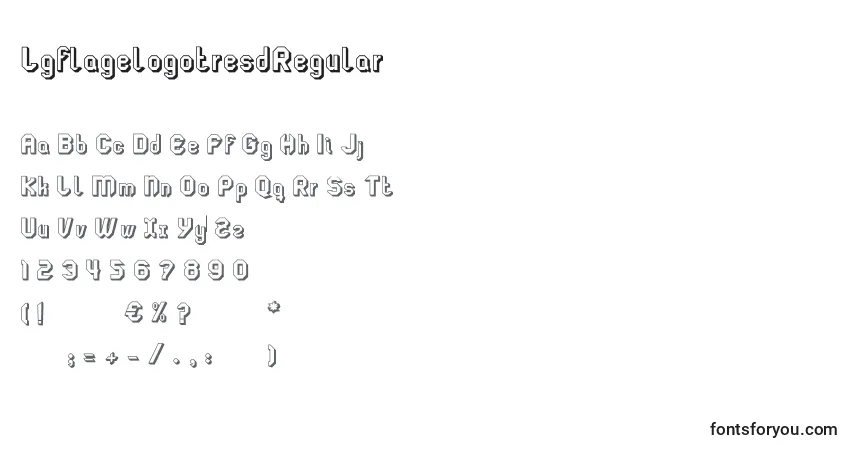 Police LgflagelogotresdRegular - Alphabet, Chiffres, Caractères Spéciaux