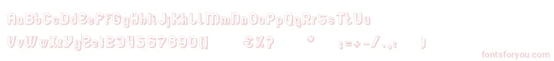 LgflagelogotresdRegular Font – Pink Fonts on White Background