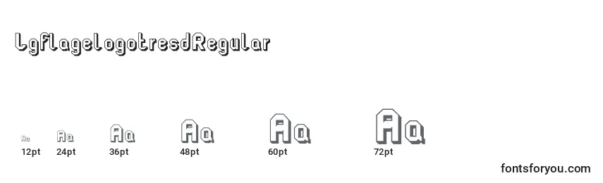 LgflagelogotresdRegular Font Sizes