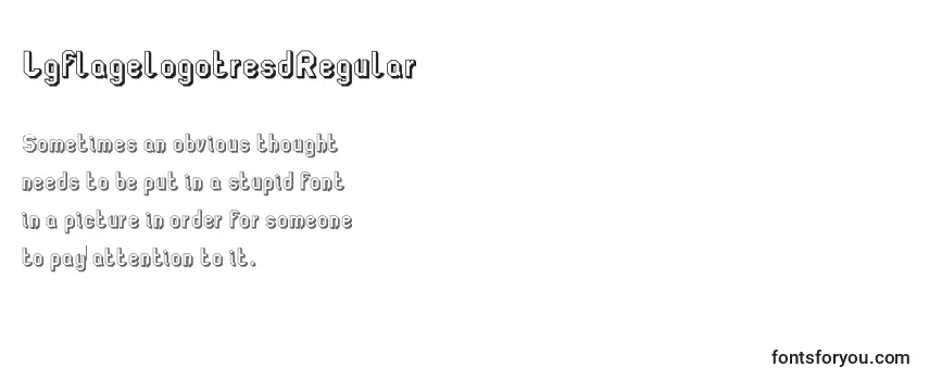 LgflagelogotresdRegular フォントのレビュー