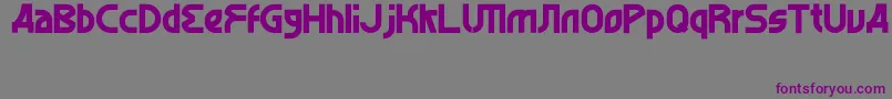 AlghorieBald Font – Purple Fonts on Gray Background