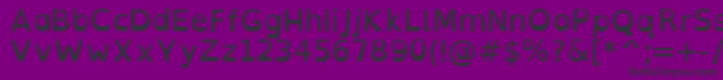 OpendyslexicaltaRegular Font – Black Fonts on Purple Background