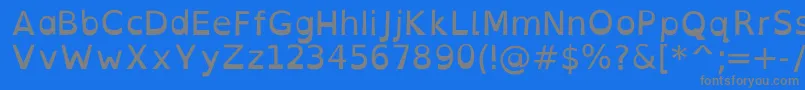 OpendyslexicaltaRegular Font – Gray Fonts on Blue Background