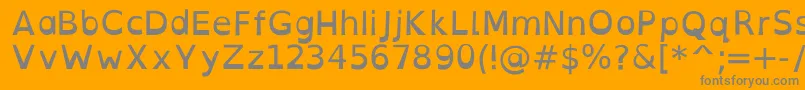 OpendyslexicaltaRegular Font – Gray Fonts on Orange Background