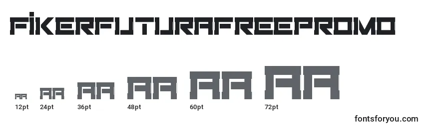 FikerFuturaFreePromo Font Sizes