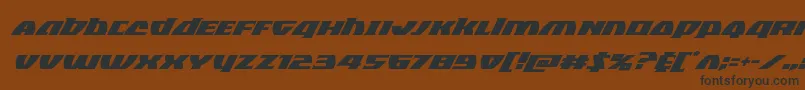 Blackbishopsuperital Font – Black Fonts on Brown Background