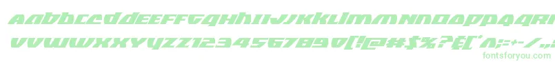 Blackbishopsuperital-Schriftart – Grüne Schriften