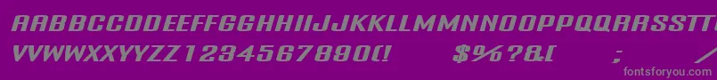 Шрифт Onanrg – серые шрифты на фиолетовом фоне
