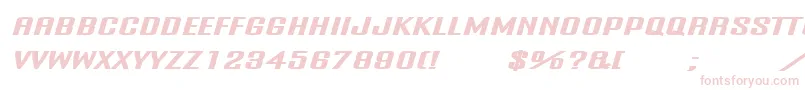 Шрифт Onanrg – розовые шрифты на белом фоне