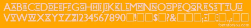 More about Underground Font Underground Font – Pink Fonts on Orange Background