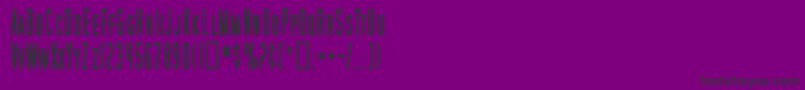 SfMoviePosterCondensedBold Font – Black Fonts on Purple Background