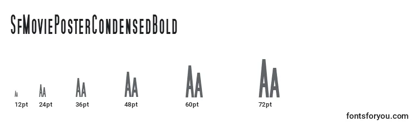 SfMoviePosterCondensedBold Font Sizes