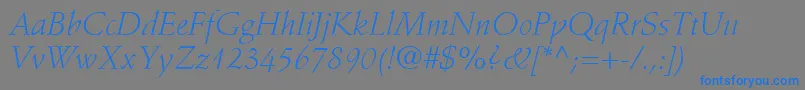 Más sobre la fuente StempelSchneidlerLtLightItalic fuente StempelSchneidlerLtLightItalic – Fuentes Azules Sobre Fondo Gris