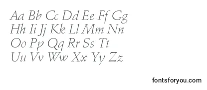StempelSchneidlerLtLightItalic Font