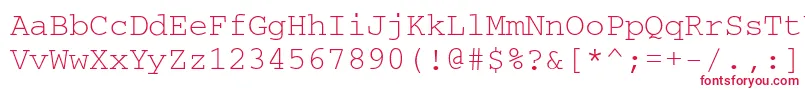 Courierisoctt Font – Red Fonts