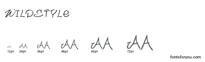 Wildstyle Font Sizes