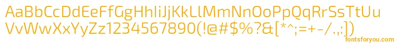 Exo2.0Light Font – Orange Fonts