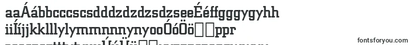 Шрифт SquareSlabserif711MediumBt – венгерские шрифты