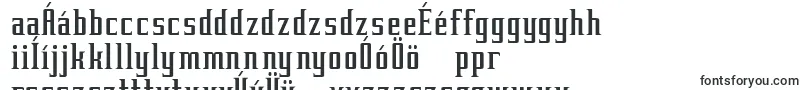 フォントEquine ffy – ハンガリーのフォント