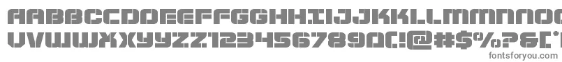 フォントSupersubmarineexpand – 白い背景に灰色の文字