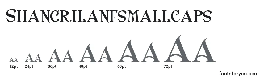 Размеры шрифта Shangrilanfsmallcaps