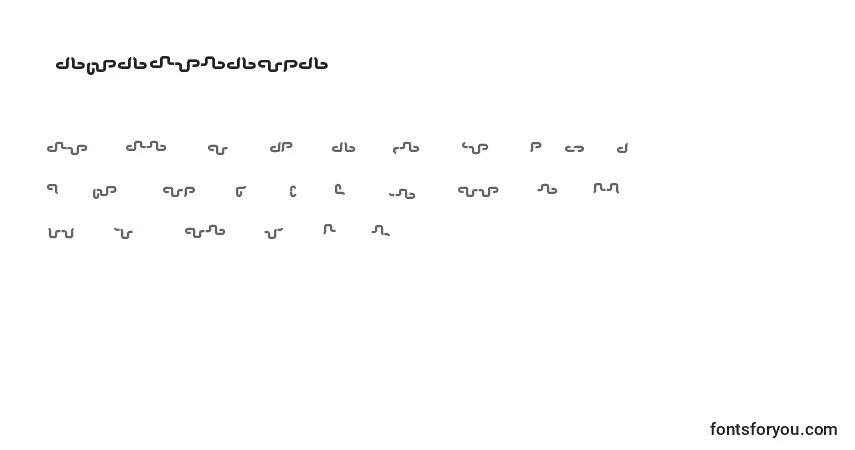 Czcionka Releaseme – alfabet, cyfry, specjalne znaki