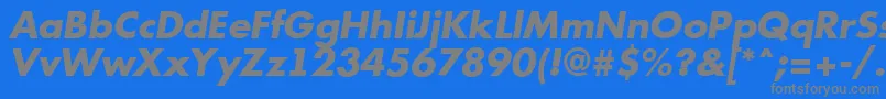 Más sobre la fuente AFuturicaExtrabolditalic fuente AFuturicaExtrabolditalic – Fuentes Grises Sobre Fondo Azul