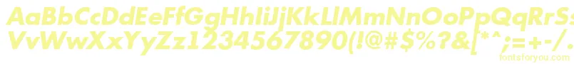 AFuturicaExtrabolditalic Font – Yellow Fonts