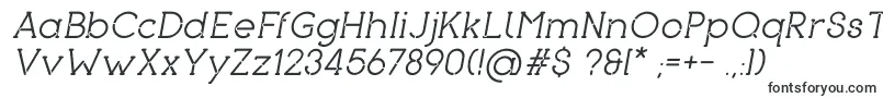 PironItalic-fontti – Erilaiset fontit