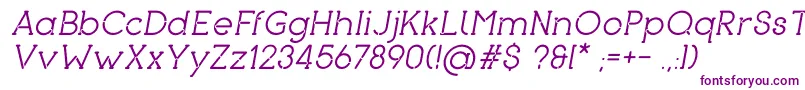 PironItalic Font – Purple Fonts