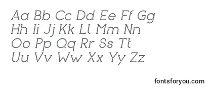 PironItalic Font