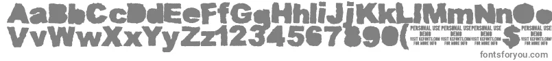 MuddytractorsoliddemoKcfonts-fontti – harmaat fontit