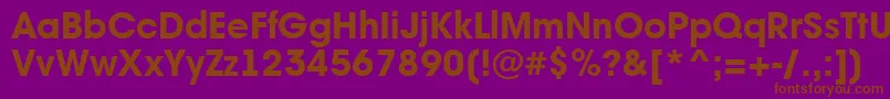Lisätietoja AAvantebsExtrabold-fontista AAvantebsExtrabold-fontti – ruskeat fontit violetilla taustalla