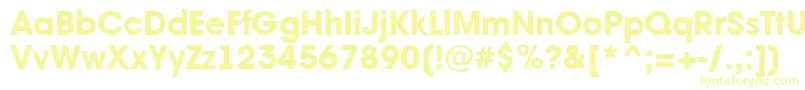 AAvantebsExtrabold Font – Yellow Fonts