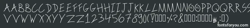 ScribbleonthebusRegular Font – White Fonts