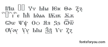 Drevnerusskij-fontti
