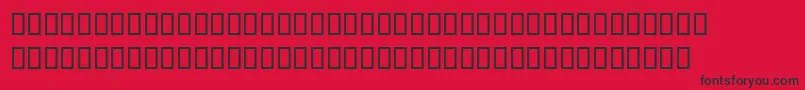 Mikepicassosh Font – Black Fonts on Red Background