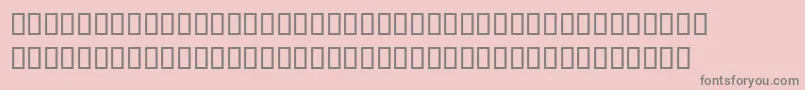 fuente Mikepicassosh – Fuentes Grises Sobre Fondo Rosa