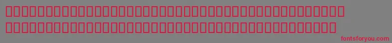 Mikepicassosh Font – Red Fonts on Gray Background