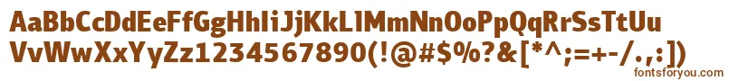 PfbulletinsansproBlack Font – Brown Fonts