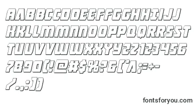 Intergalactic3Dital font – 3D Fonts