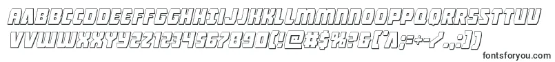 Шрифт Intergalactic3Dital – технические шрифты