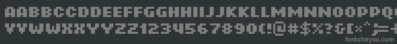 fuente RotorcapneueBold – Fuentes Grises Sobre Fondo Negro
