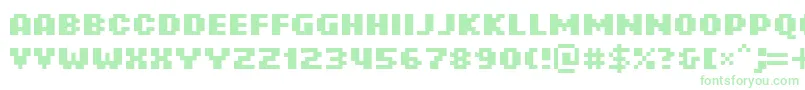 RotorcapneueBold-Schriftart – Grüne Schriften auf weißem Hintergrund
