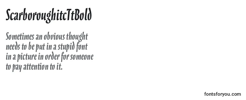 ScarboroughitcTtBold-fontti