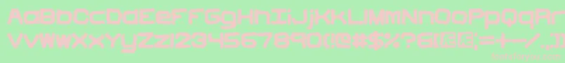 Vindicti Font – Pink Fonts on Green Background