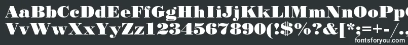 Шрифт Stand12 – белые шрифты