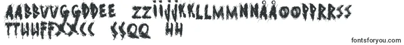 GhostReverie-Schriftart – usbekische Schriften