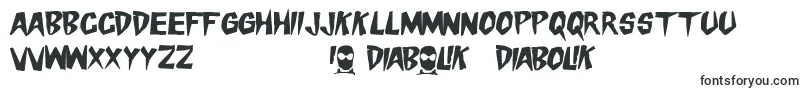 Шрифт DangerDiabolik – шрифты для Adobe Reader